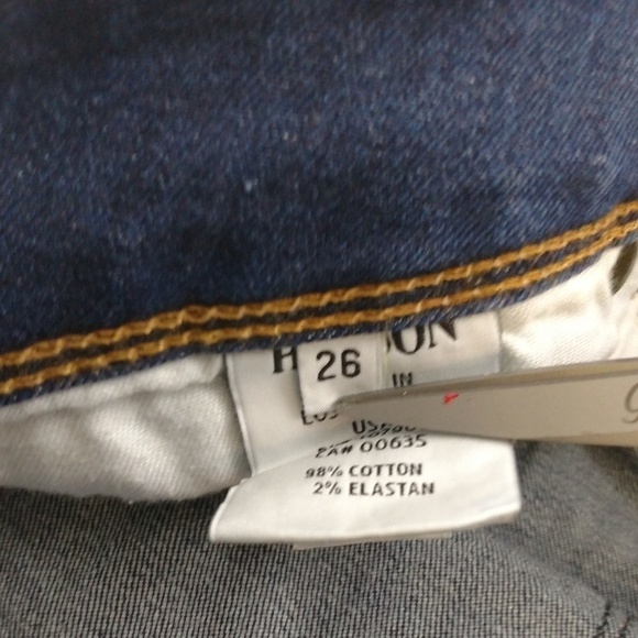 Hudson Button Pocket Skinny Jeans Medium Wash Size 26 - Picture 7 of 9